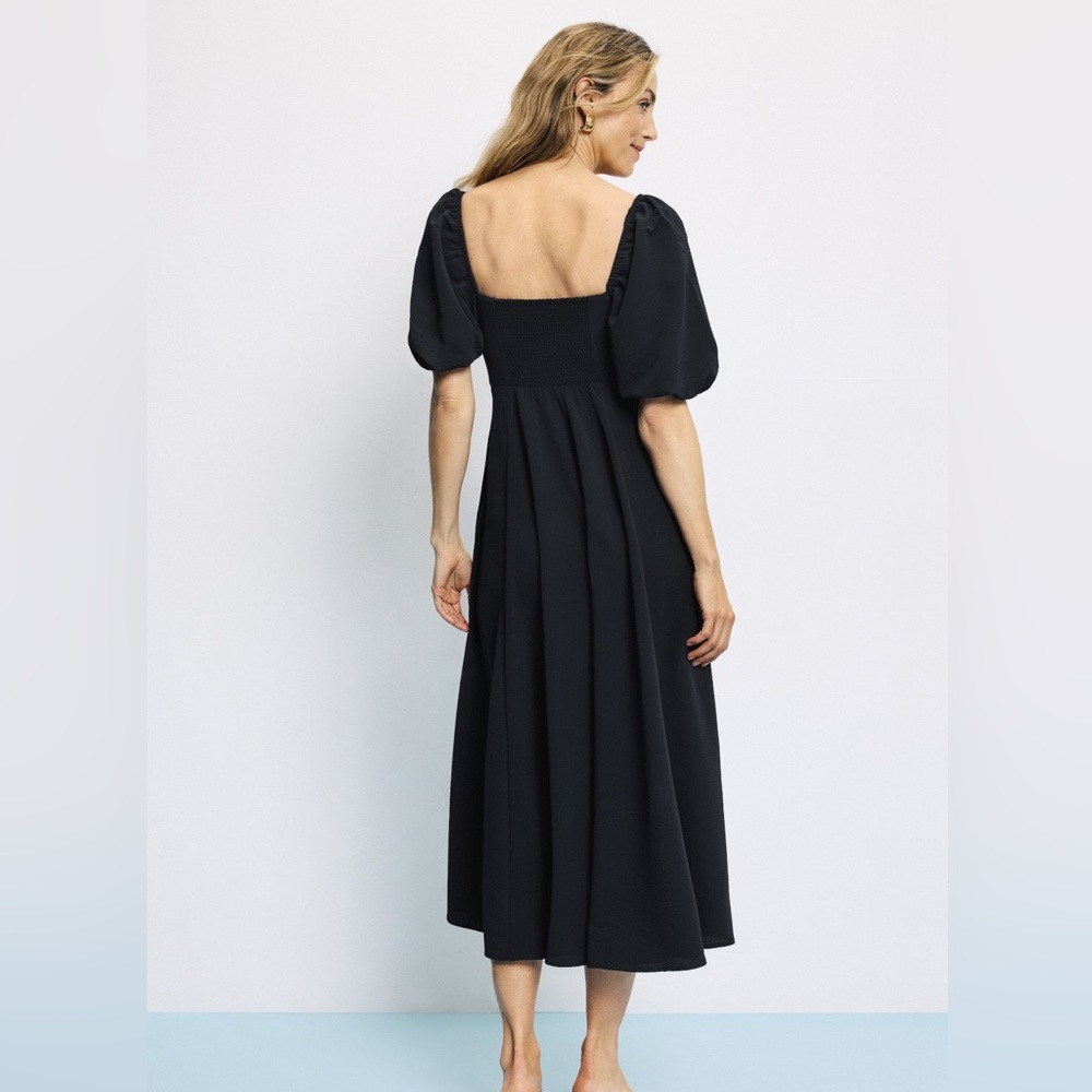 Hill House Black Midi Dress - Picture 3 of 7